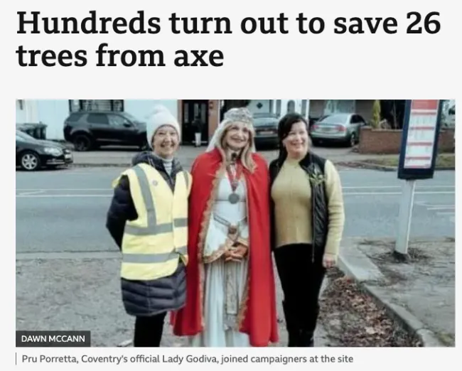 Coventry's official Lady Godiva was also in attendance!