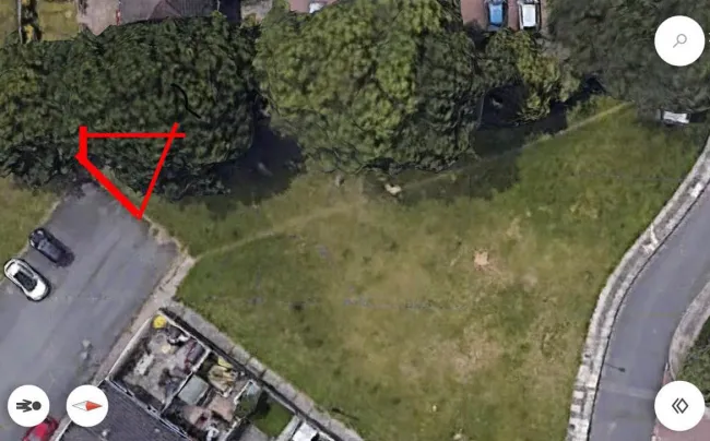 Map of area around Wilmot Gardens