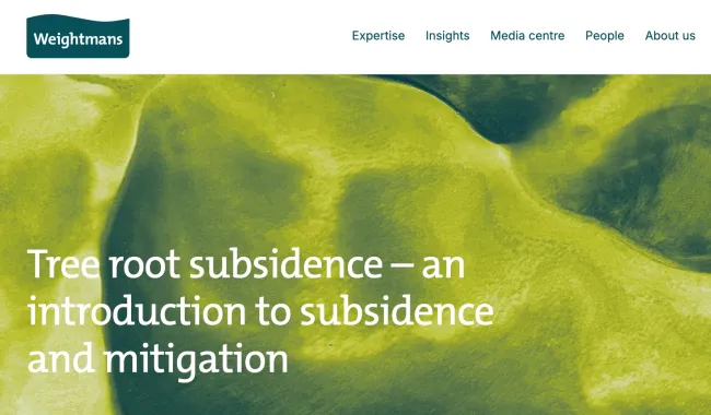 Weightmans' advice on how to get rid of trees